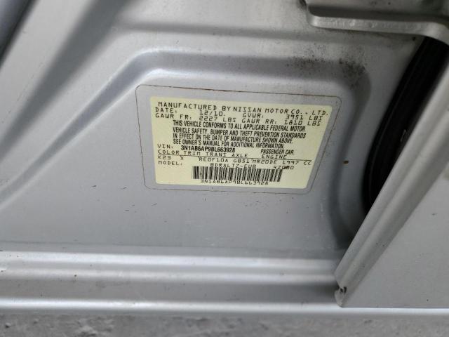 2011 Nissan Sentra 2.0 VIN: 3N1AB6AP9BL663928 Lot: 60061284