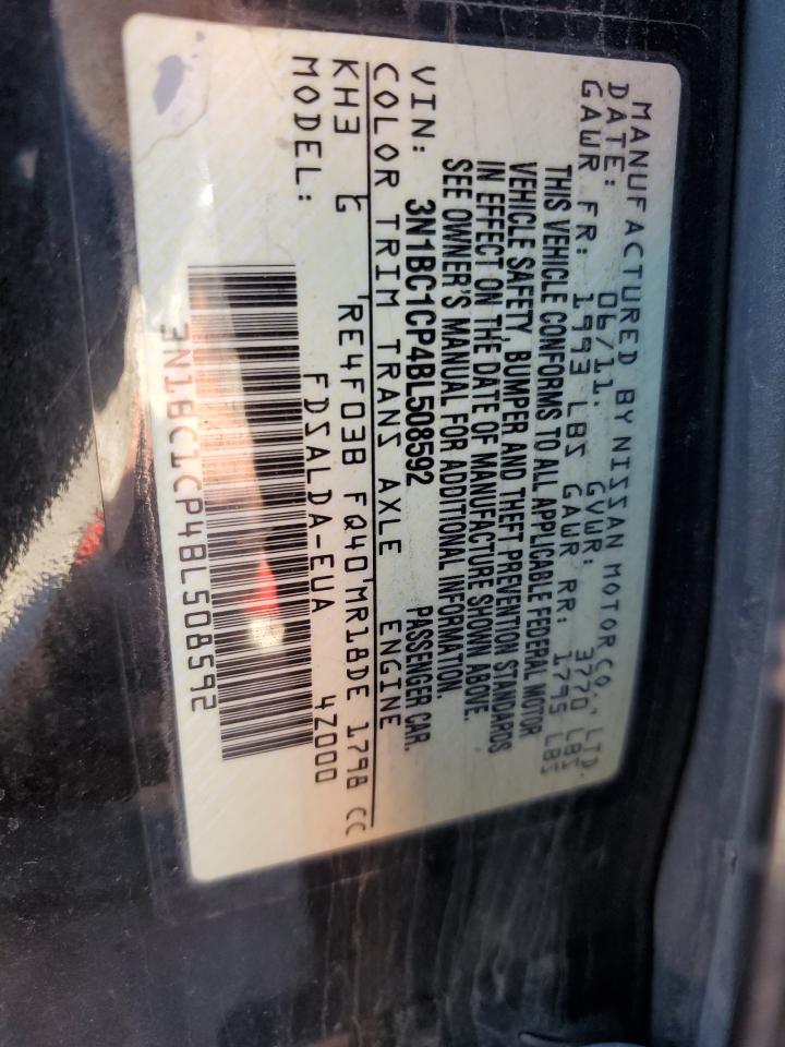 3N1BC1CP4BL508592 2011 Nissan Versa S