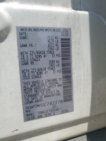 5N1AT2MV5GC782278 2016 NISSAN ROGUE - Image 12