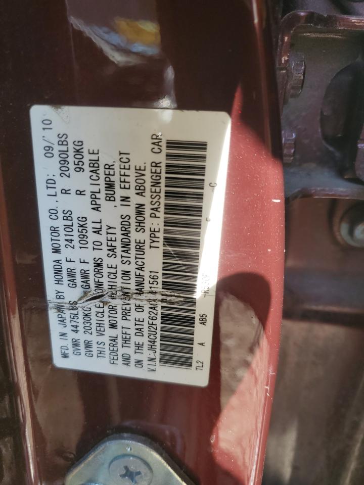 JH4CU2F62AC041561 2010 Acura Tsx