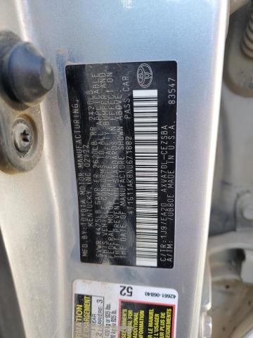 VIN 4T1G11AK8NU671882 2022 Toyota Camry, SE no.12