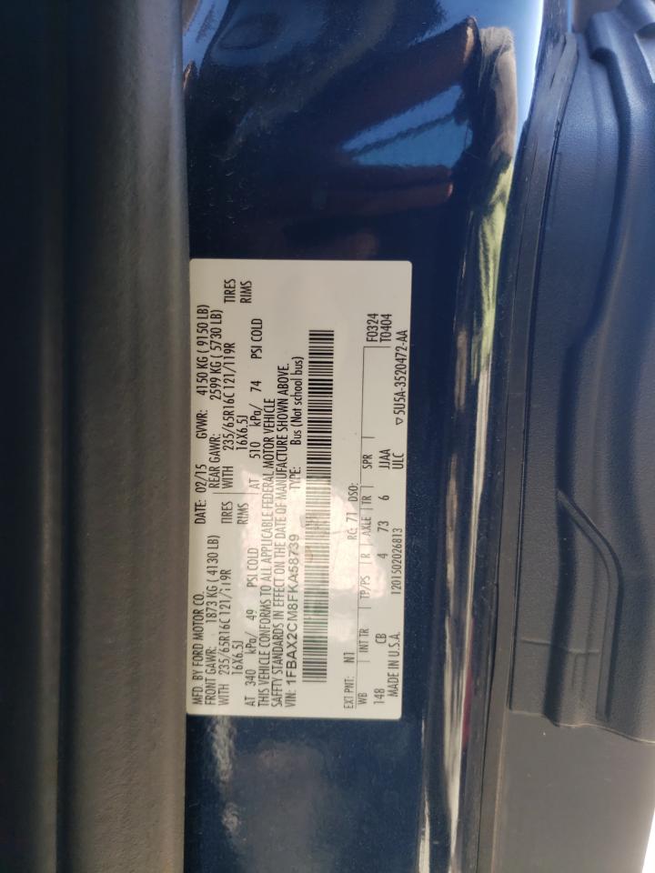 1FBAX2CM8FKA58739 2015 Ford Transit T-350