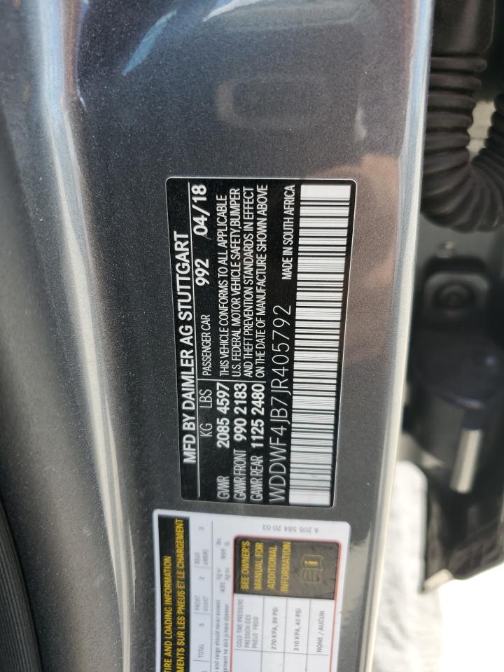 WDDWF4JB7JR405792 2018 Mercedes-Benz C 300