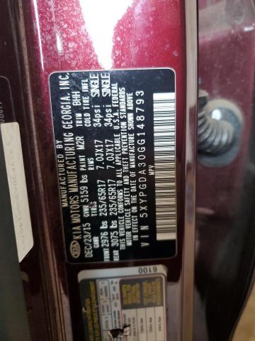 2016 KIA SORENTO LX - 5XYPGDA30GG148793