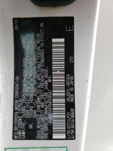 2011 Lexus Lx 570 VIN: JTJHY7AX9B4058567 Lot: 58640214