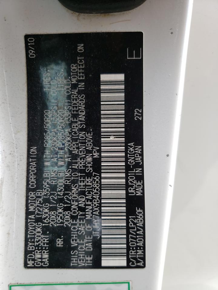 JTJHY7AX9B4058567 2011 Lexus Lx 570