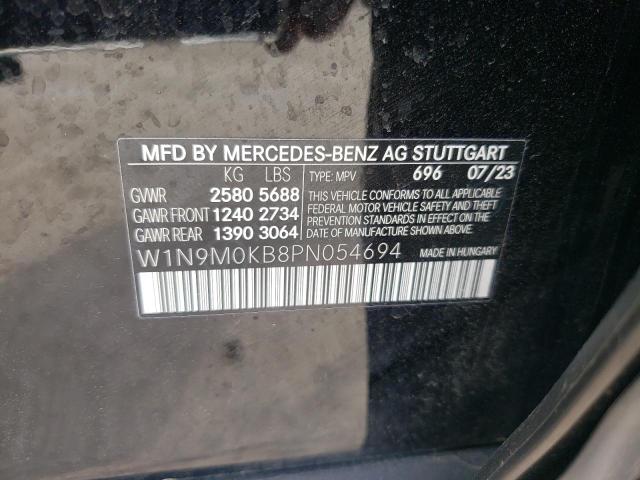 2023 Mercedes-Benz Eqb 300 4Matic VIN: W1N9M0KB8PN054694 Lot: 59688354