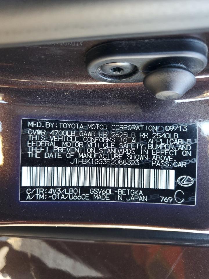 JTHBK1GG3E2088323 2014 Lexus Es 350