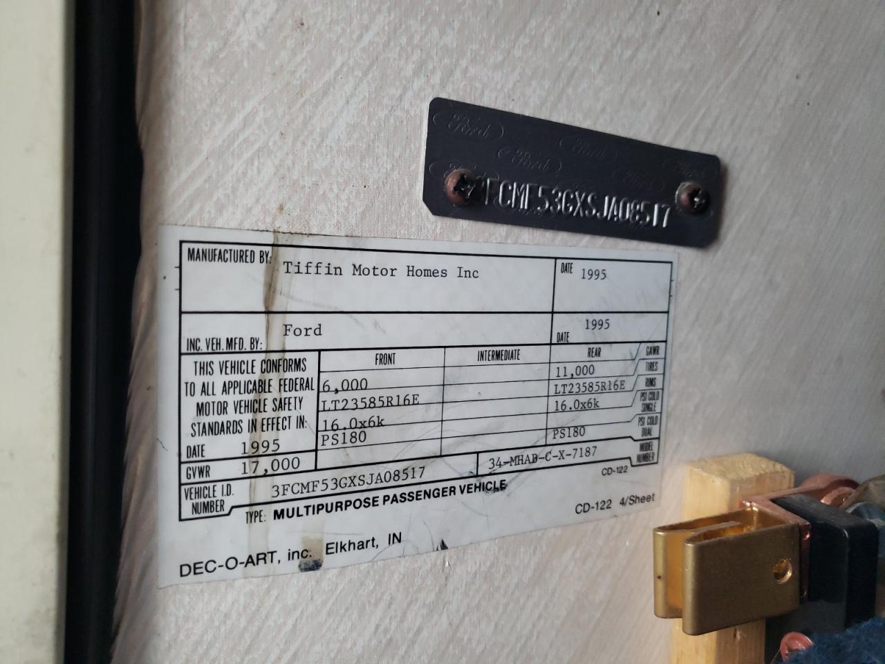 Lot #3263908155 1995 FORD F530 SUPER