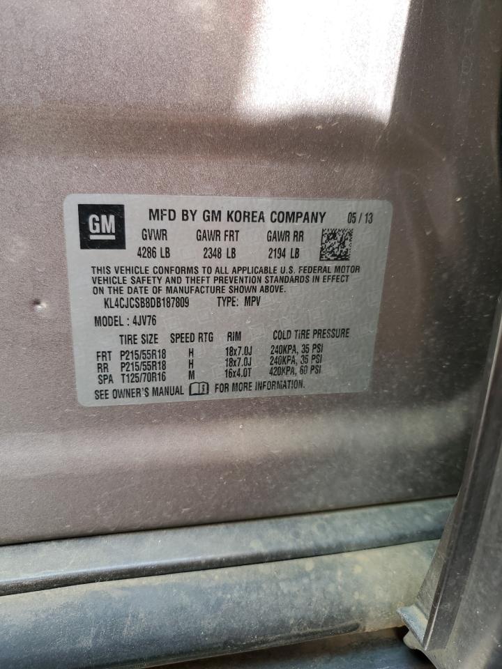 KL4CJCSB8DB187809 2013 Buick Encore