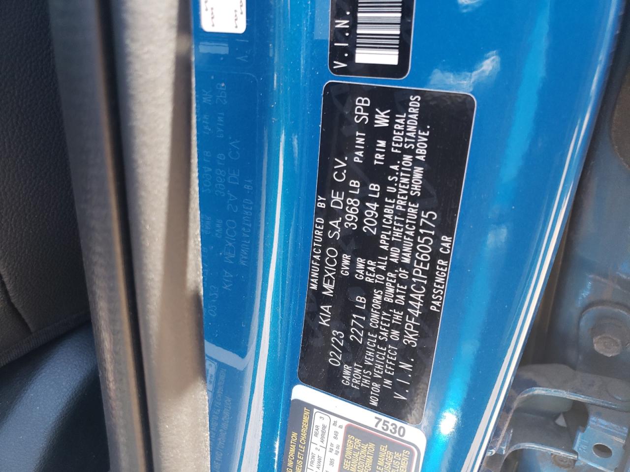 3KPF44AC1PE605175 2023 Kia Forte Gt