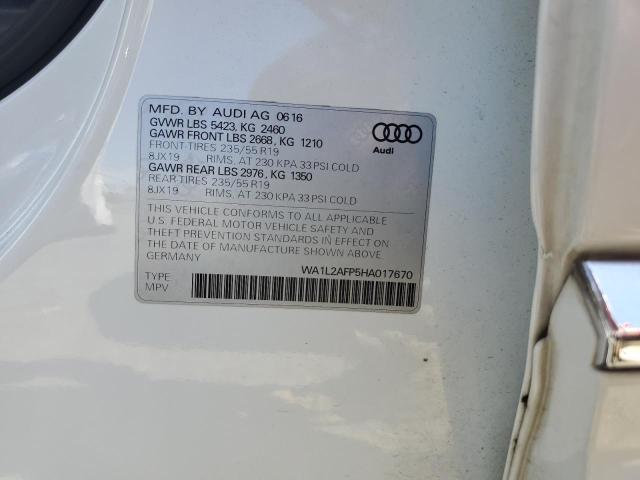 VIN WA1L2AFP5HA017670 2017 Audi Q5, Premium Plus no.13