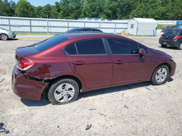 2013 Honda Civic Lx VIN: 2HGFB2F51DH599495 Lot: 57291624