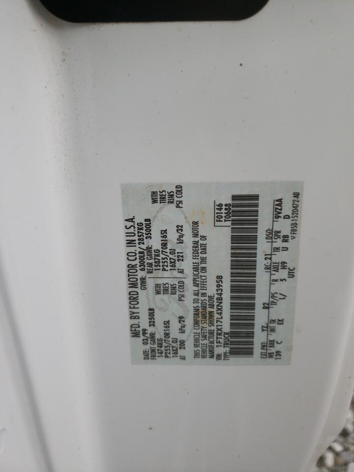 1FTRX17L4XNB43958 1999 Ford F150