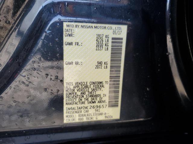 2017 NISSAN ALTIMA 2.5 - 1N4AL3AP2HC269657