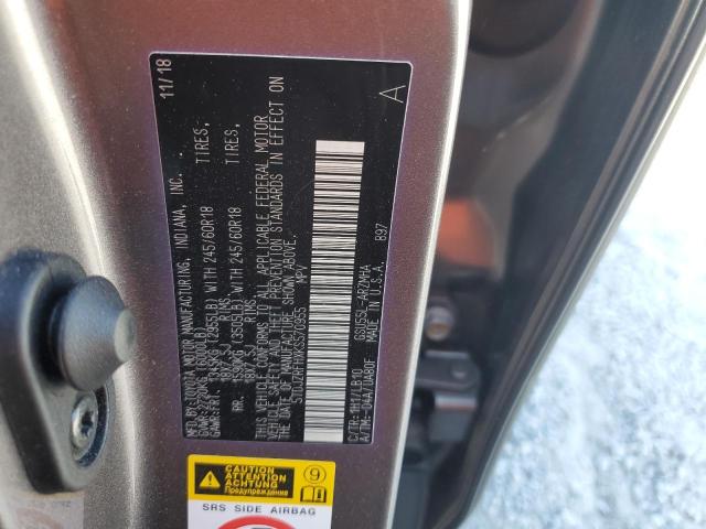 2019 Toyota Highlander Se VIN: 5TDJZRFHXKS570955 Lot: 55873554