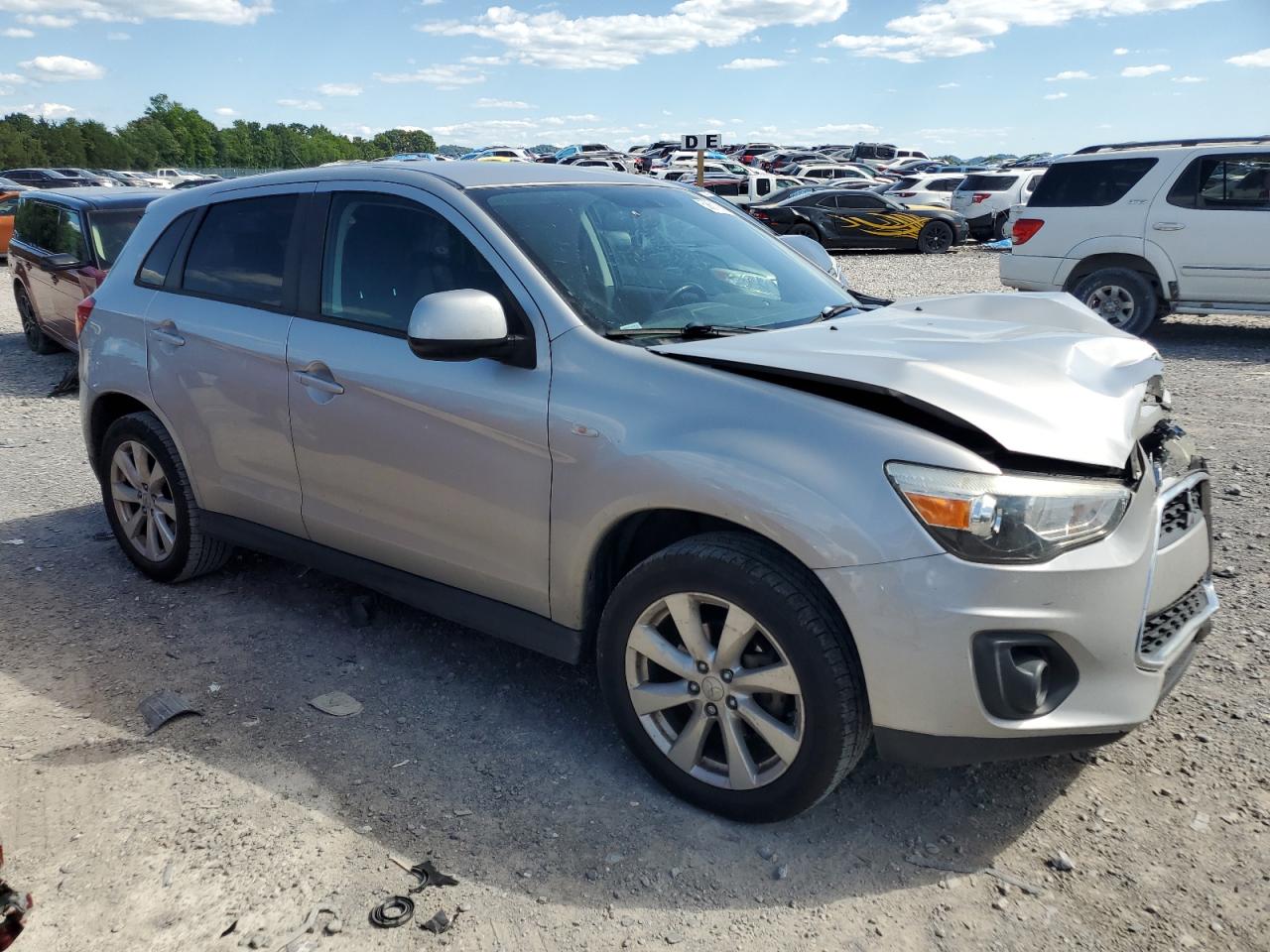 2015 Mitsubishi Outlander Sport Es vin: 4A4AR3AU7FE014043