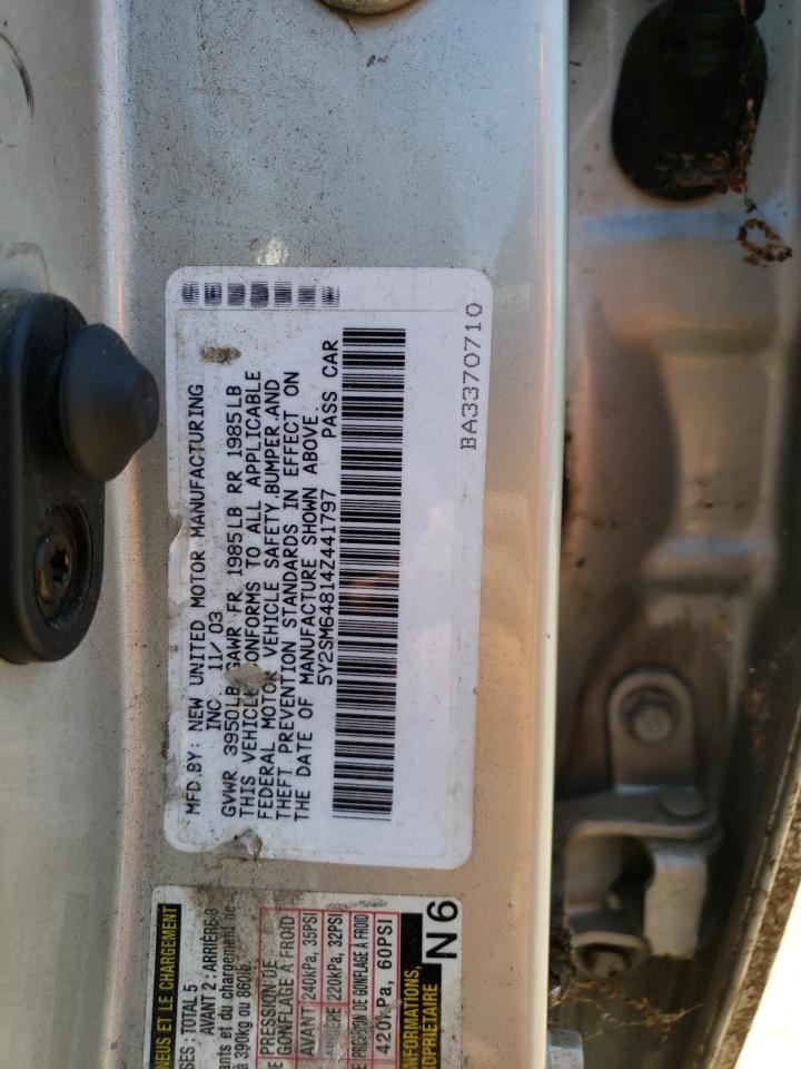 5Y2SM64814Z441797 2004 Pontiac Vibe