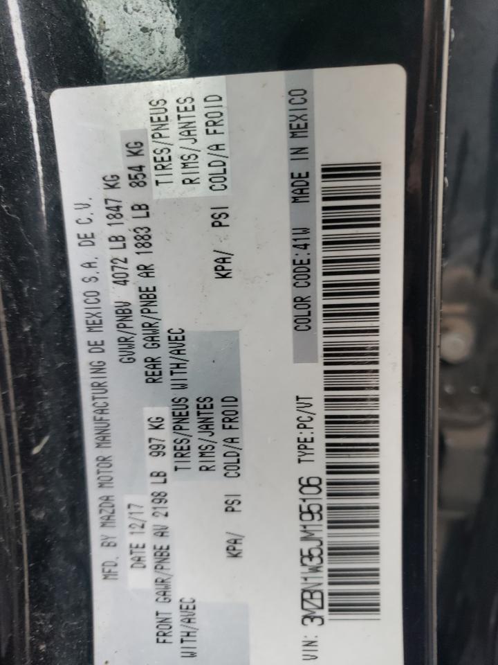 3MZBN1W35JM195106 2018 Mazda 3 Grand Touring