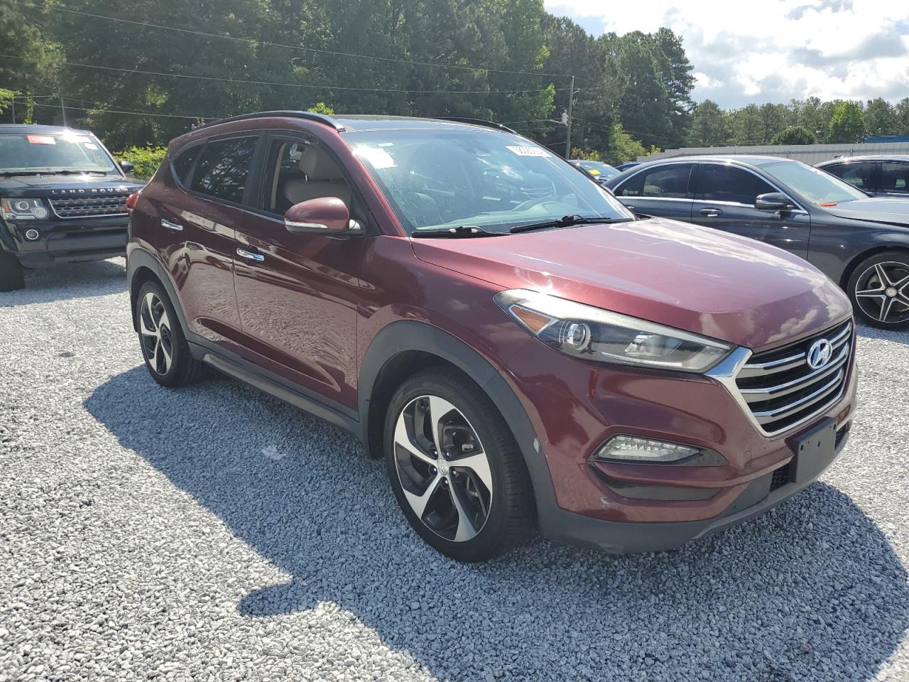 2016 Hyundai Tucson Limited vin: KM8J3CA22GU053634