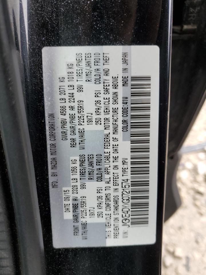 JM3KE4DYXG0721574 2016 Mazda Cx-5 Gt