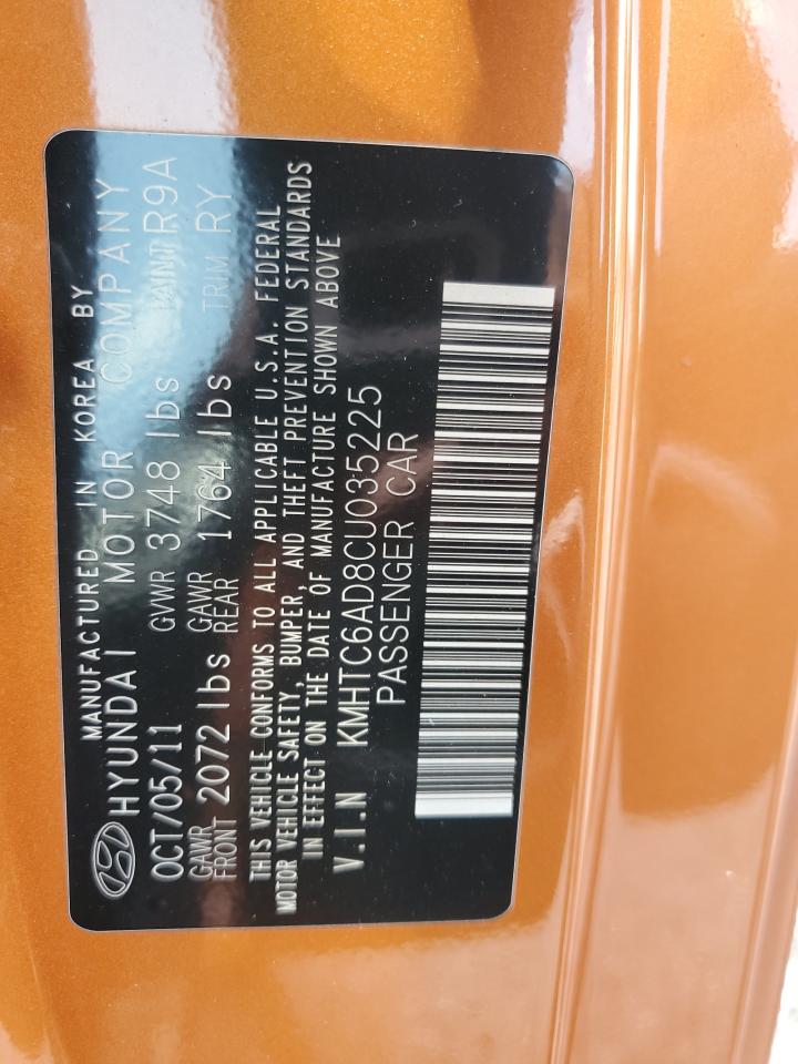 KMHTC6AD8CU035225 2012 Hyundai Veloster