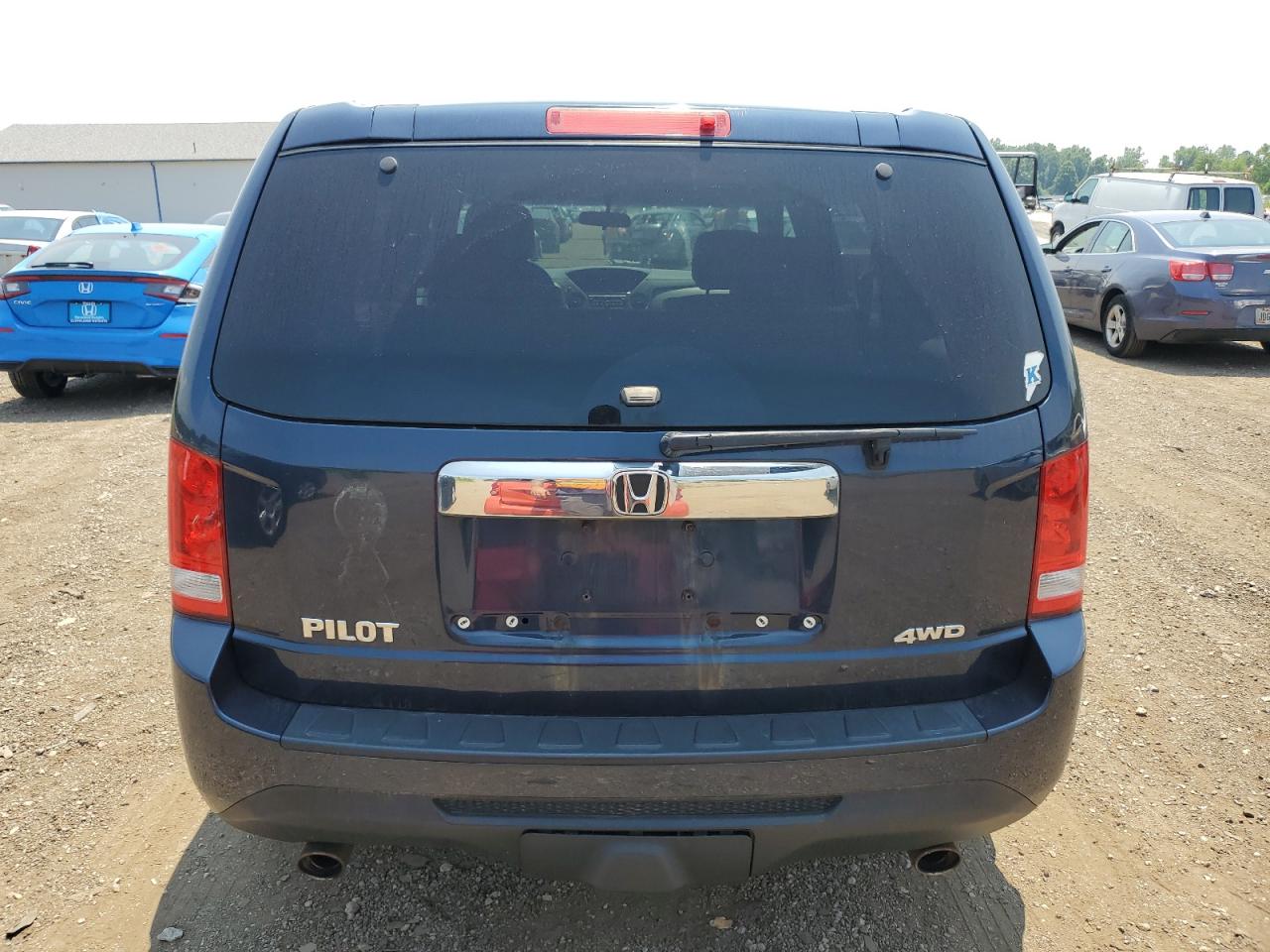 2012 Honda Pilot Ex vin: 5FNYF4H47CB011566