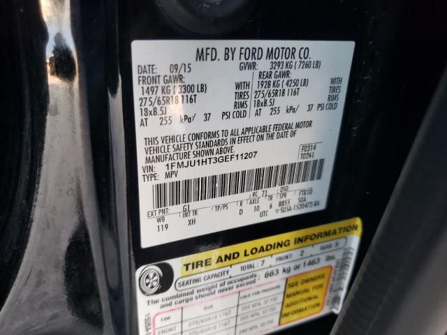 2016 Ford Expedition Xlt VIN: 1FMJU1HT3GEF11207 Lot: 57286824