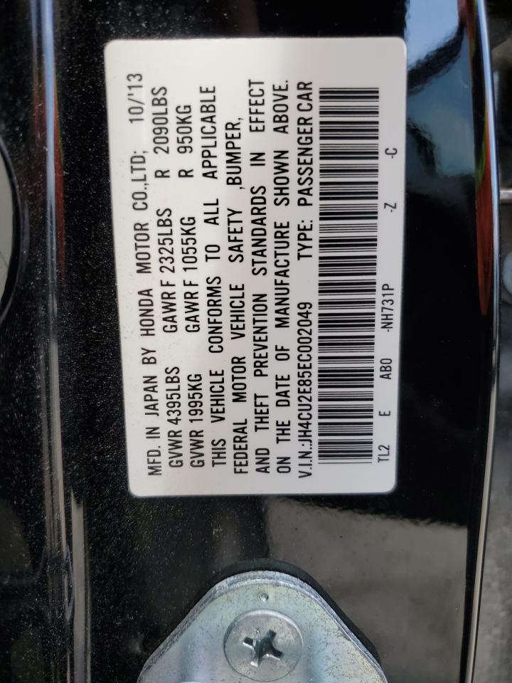 JH4CU2E85EC002049 2014 Acura Tsx Se