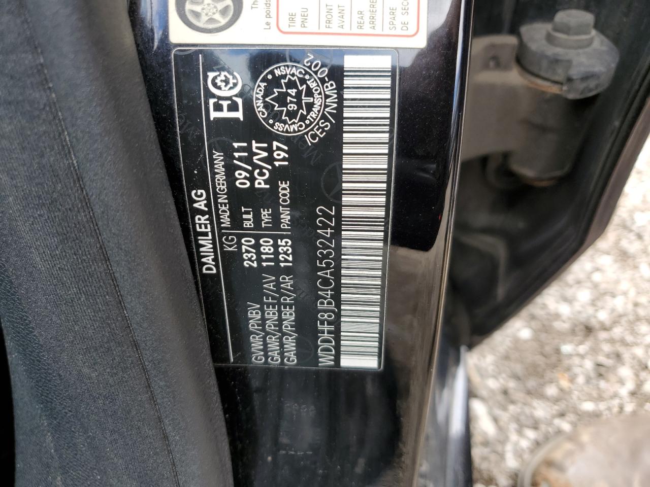 WDDHF8JB4CA532422 2012 Mercedes-Benz E 350 4Matic