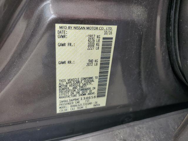 2017 NISSAN ALTIMA 2.5 - 1N4AL3AP9HC134658