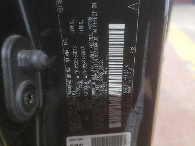 2019 TOYOTA SIENNA SE 5TDEZ3DC3KS220752