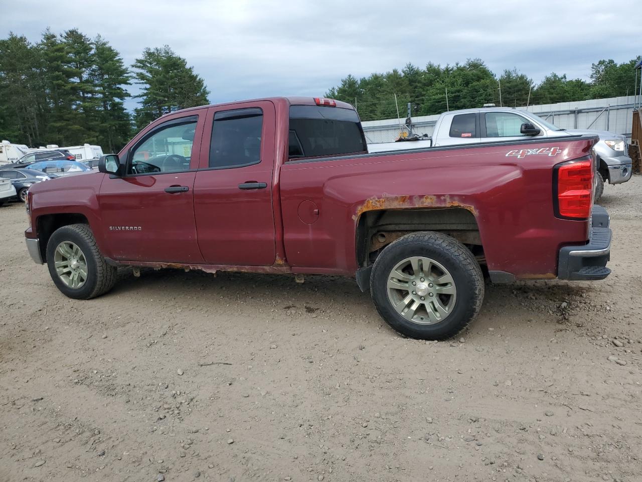 2014 Chevrolet Silverado K1500 Lt vin: 1GCVKREC5EZ220549