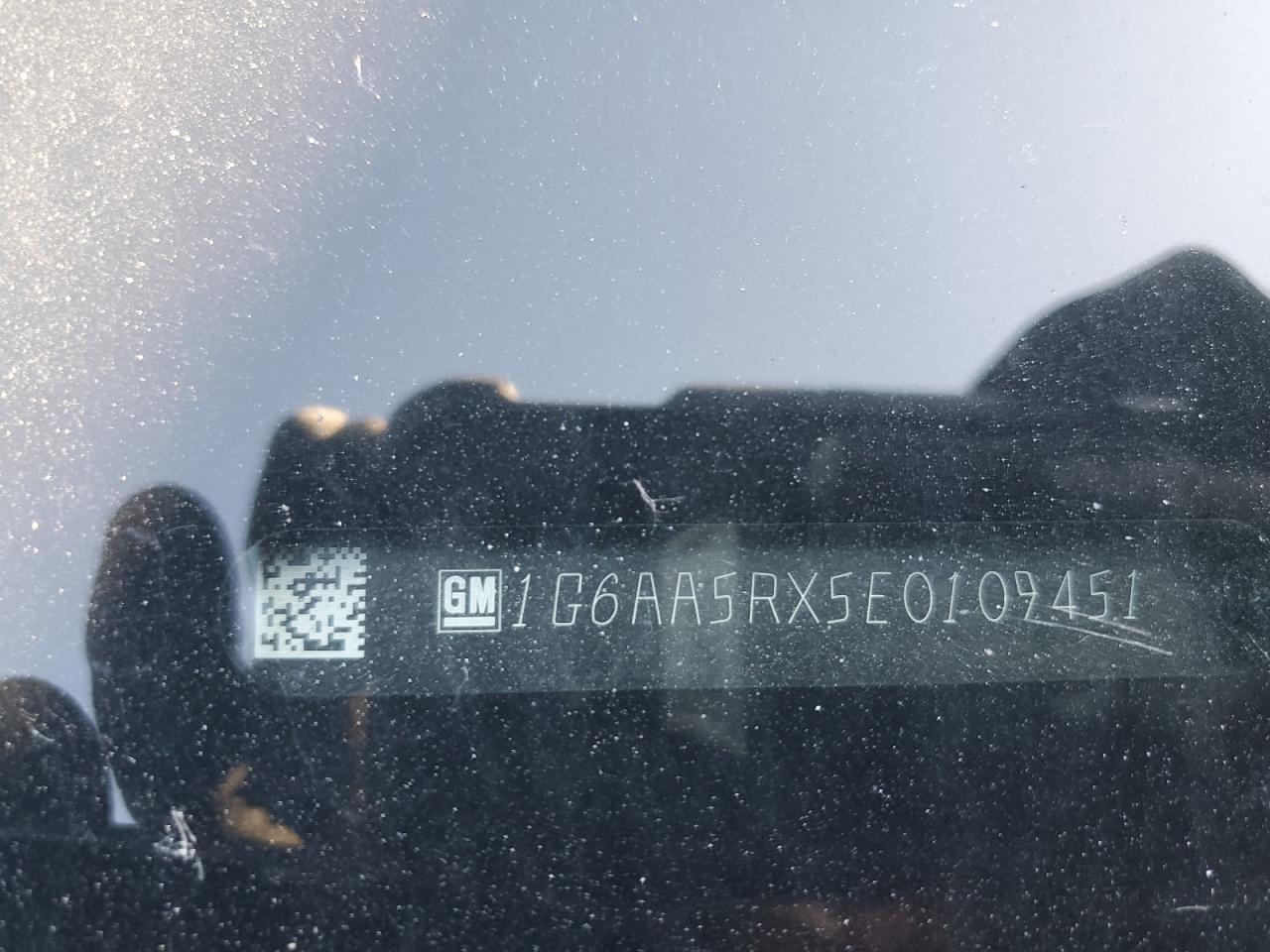 1G6AA5RX5E0109451 2014 Cadillac Ats