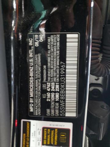 2019 Mercedes-Benz C 300 4Matic VIN: 55SWF8EB0KU319967 Lot: 59443254