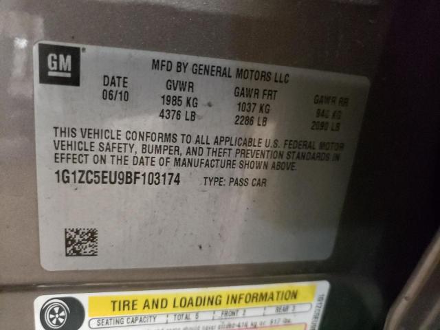 2011 Chevrolet Malibu 1Lt VIN: 1G1ZC5EU9BF103174 Lot: 61115704