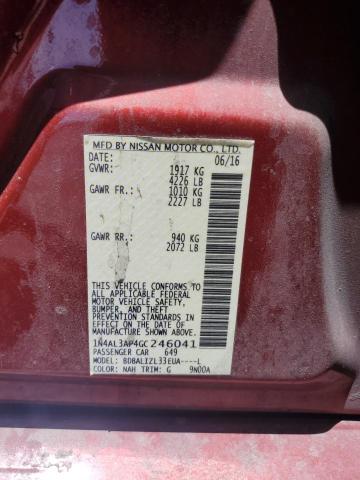 2016 NISSAN ALTIMA 2.5 - 1N4AL3AP4GC246041