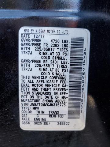 2018 NISSAN ROGUE S - JN8AT2MVXJW315775