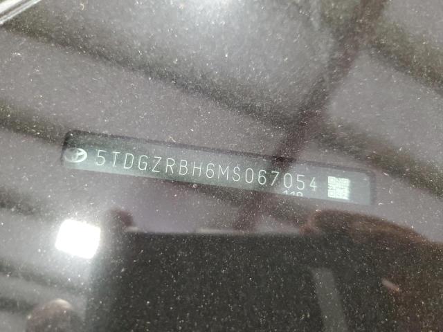 2021 Toyota Highlander Xle VIN: 5TDGZRBH6MS067054 Lot: 59521544