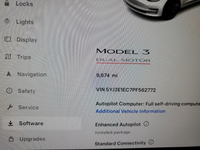 2023 Tesla Model 3 VIN: 5YJ3E1EC7PF562772 Lot: 59877224