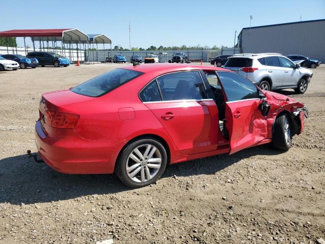 VOLKSWAGEN JETTA SE 2014 red  gas 3VWD07AJ2EM434486 photo #4