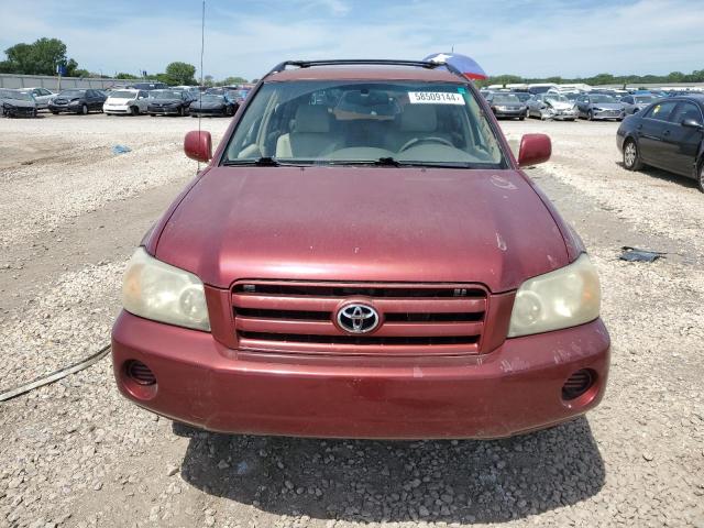 2005 Toyota Highlander Limited VIN: JTEEP21A450127549 Lot: 58509144