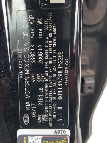 2017 KIA FORTE LX - 3KPFL4A78HE152289