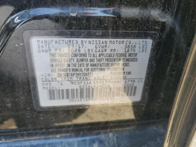 2017 NISSAN SENTRA S - 3N1AB7AP3HY284831