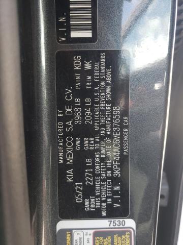 3KPF44AC6ME376598 2021 KIA FORTE - Image 13