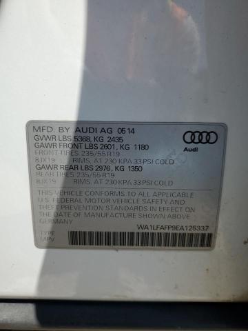 2014 Audi Q5 Premium Plus VIN: WA1LFAFP9EA125337 Lot: 57900394