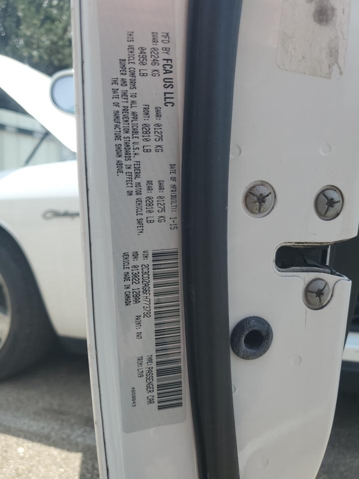 2C3CDZAG6FH773792 2015 Dodge Challenger Sxt