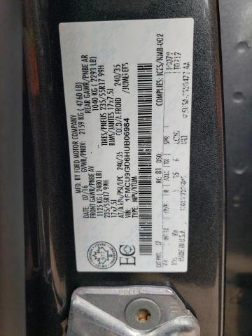 2017 FORD ESCAPE SE - 1FMCU9GD6HUB06984