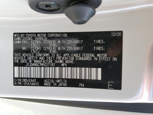 2021 Lexus Nx 300 Base VIN: JTJDARBZ7M5027183 Lot: 59365244