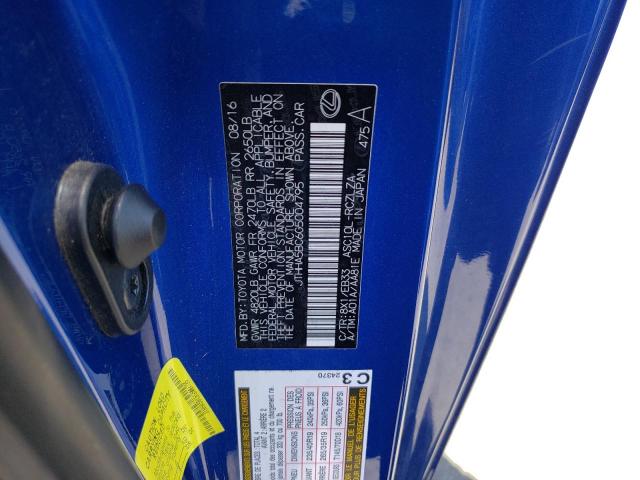 2016 Lexus Rc 200T VIN: JTHHA5BC6G5004795 Lot: 61141784